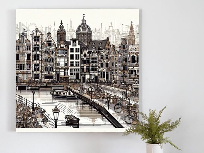 Kunstprint | Wanddecoratie | Dibond | 50 × 50 cm