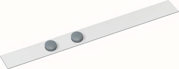 Wandlijst MAUL Standard zelfklevend 50cm incl 2 magneten wit | 10 stuks