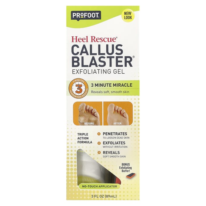 Heel Rescue®, Calus Blaster® Gel Anti-Callosités, 89 ml (3 fl oz) white