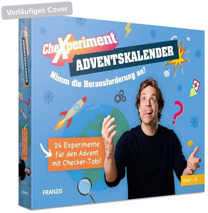 CheXperiment Adventskalender, 24 Experimente für den Advent mit Checker Tobi, für Kinder ab 8 Jahren