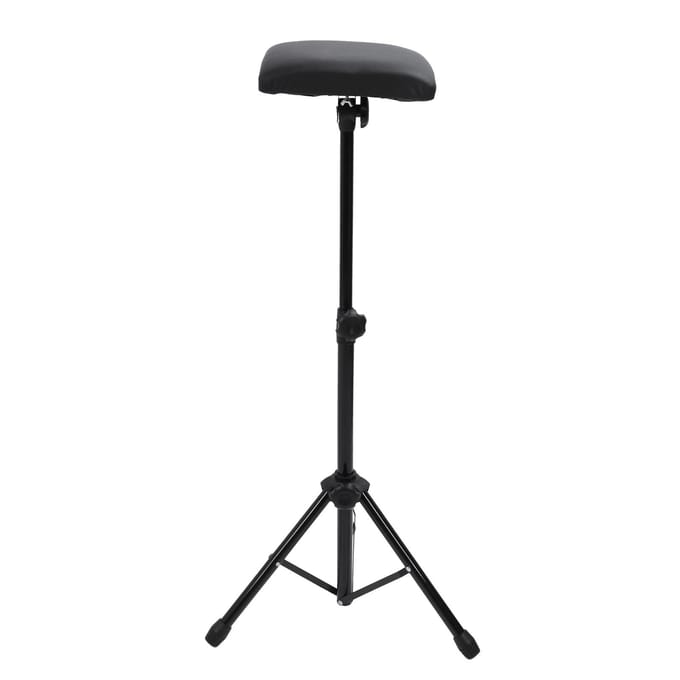 Support de Bras de Trépied Portable Hauteur Réglable Professionnel Cuir PU Support de Trépied avec Accoudoir pour black