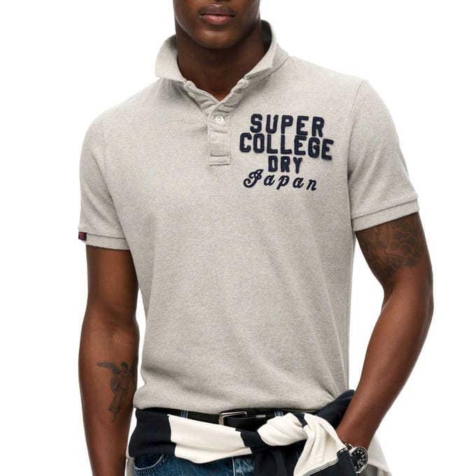 Superdry Vintage Athletic Polo Heren - Maat M