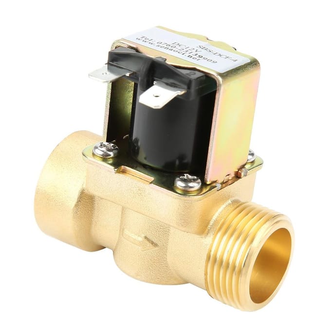 Messing DN20 G3 4 Normaal Gesloten Pilotgestuurde Waterinlaat Elektrische Magneetklep