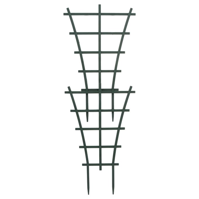 Support d'espalier en plastique pour plantes grimpantes black