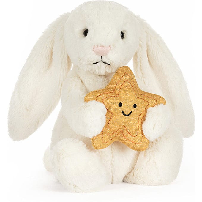 Jellycat knuffel bunny cream with Star