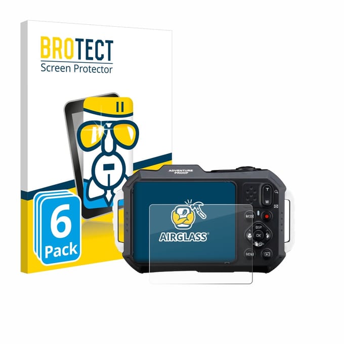 Screenprotector 6 Stuks voor Ricoh Pentax WG-1000 Beschermglas transparant