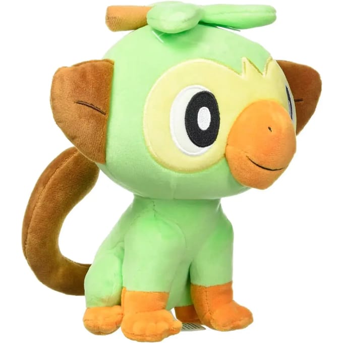 Pluche - KARAKTER OPTIES - Grookey - 8 inch - Pokémon Sword & Schild - Groen groen
