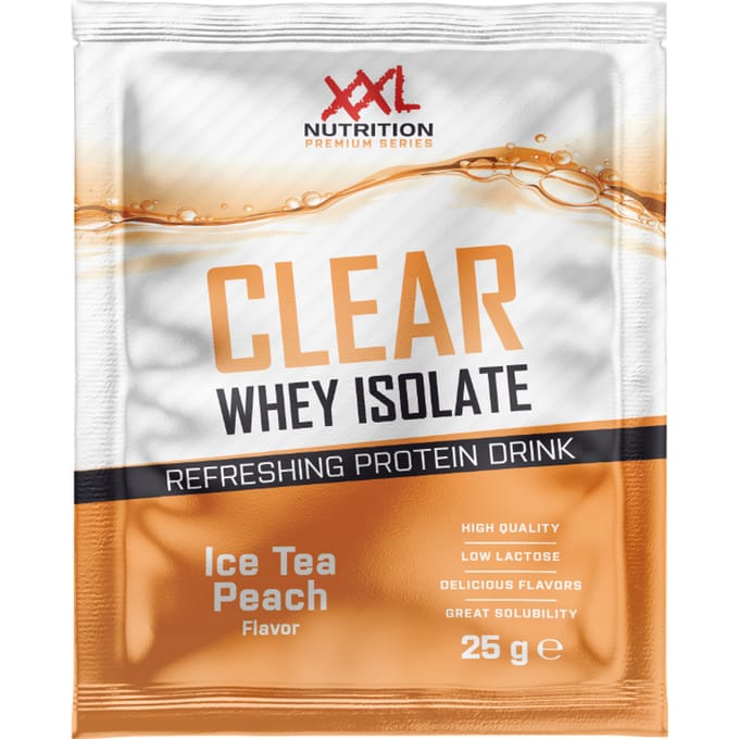 XXL Nutrition Clear Whey Isolate Sample Ice Tea Peach Sample 25 gram