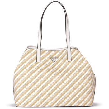 GUESS Shopper Schoudertas Vikky II Two In One Tote Bag Natural / White Veelkleurig