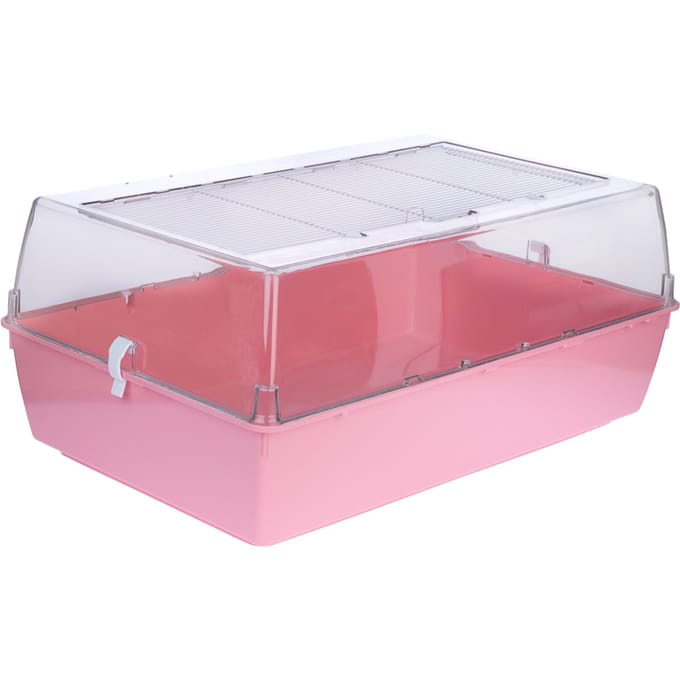 1 Tiaki Roze Knaagdierenhok Panorama 71x46x31,5