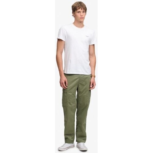 Superdry Regular Taper Cargobroek Groen 32 / 32 Man