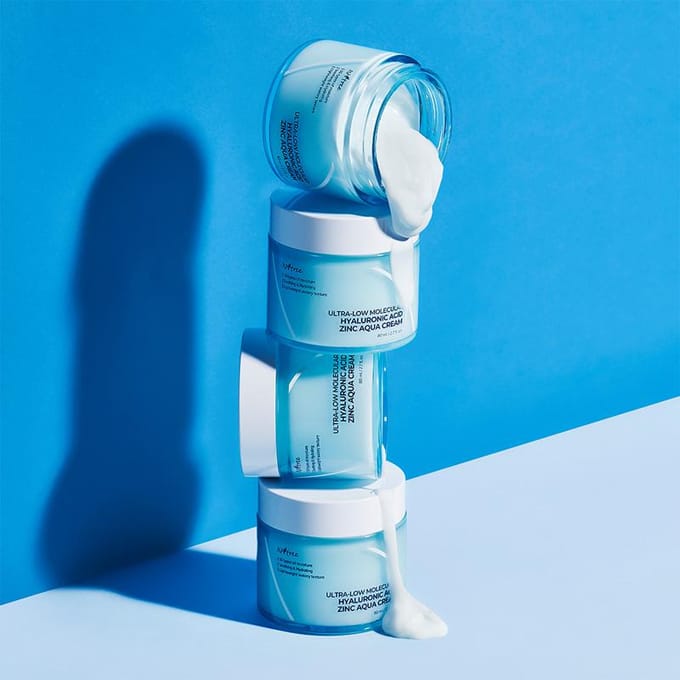 Isntree - Ultra-Low Molecular Hyaluronic Acid Zinc Aqua Cream 80ml