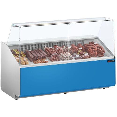 GGM Gastro Kühltheke - 1900mm - Frontblende Hellblau