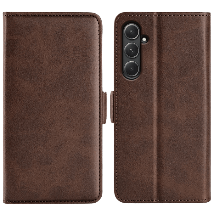 Comfycase Samsung Galaxy A55 Bookcase Hoesje Bruin