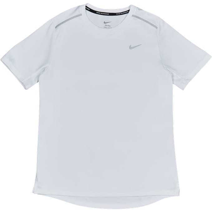 Nike Miler T-shirts Kinder - Wit - Maat 128 - 137 CM - Poly Jersey