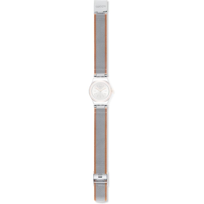 Swatch Irony - Extra Small (25mm) - YS AYSS327M Full Silver Jacket Horlogeband