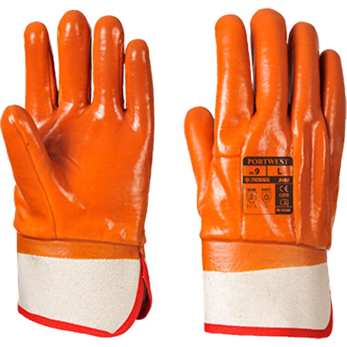 Portwest Aqua-Seal Pro Handschoen - Oranje/blauw - XL