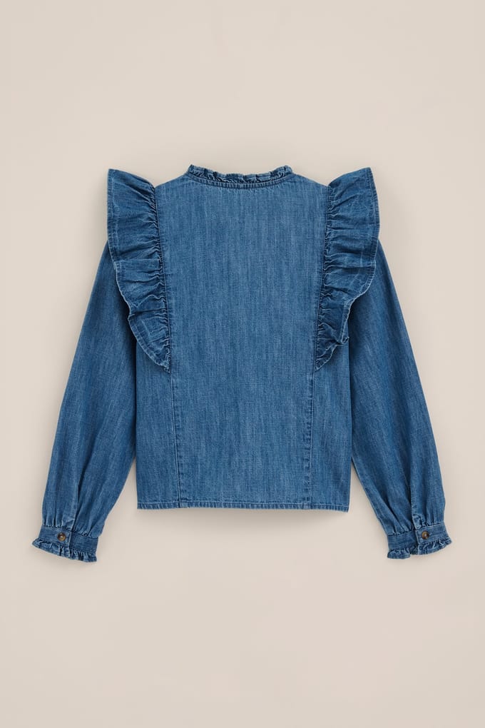 We Fashion Blouse Blue Größe: 158/164 | Hemden Outlet | kids | Blau
