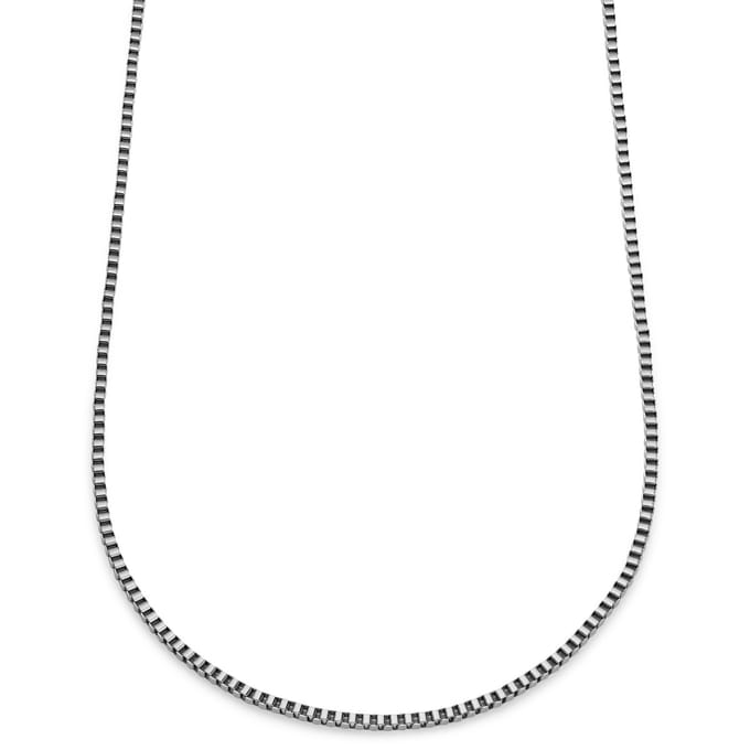 Essentials | 3 mm Zilverkleurige Ketting met Vierkante Venetiaanse Schakels