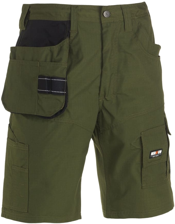 Herock Batua korte werkbroek Experts (1701) - Beige | Zwart - 38