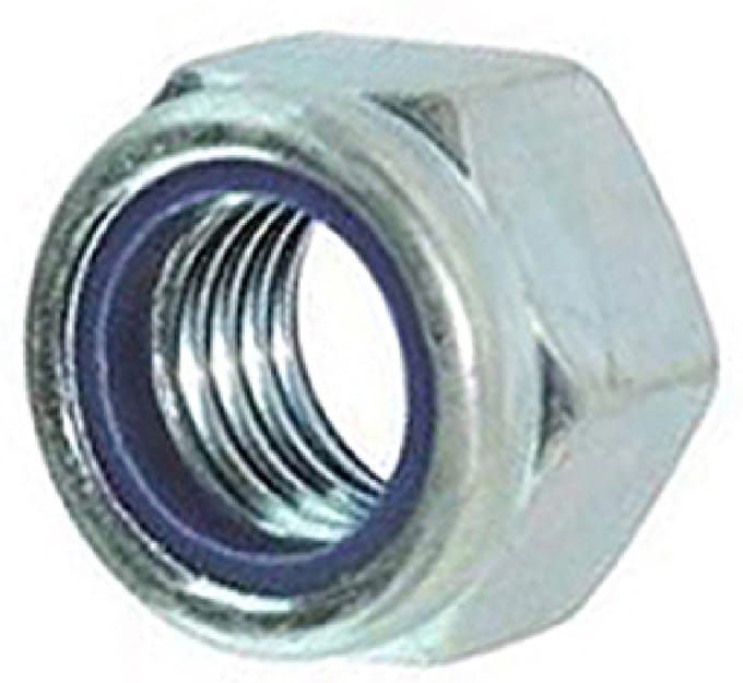 Zelfborgende zeskantmoer kunststof ring