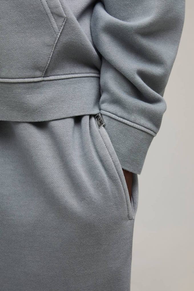 Essential Gewassen Extreme Wijde Pijpen Jogger | Washed Grey | Size 2XL