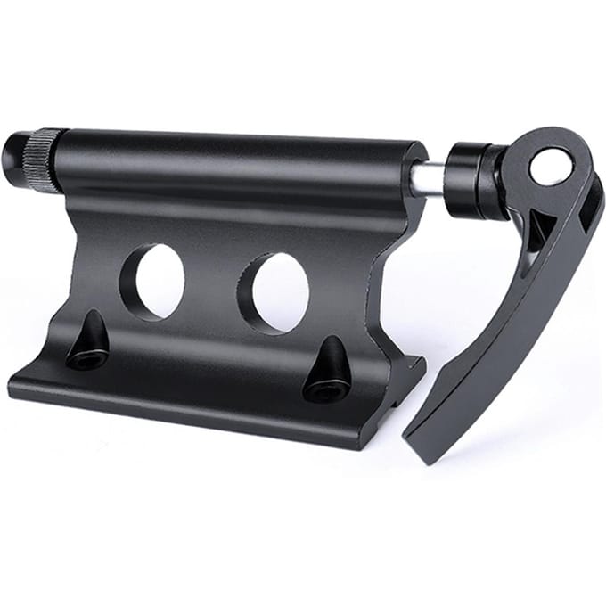 Fiets Voorvorkmontage Snelspanner Aluminiumlegering Sterk Lager Auto Dak Fiets Blok Vorkmontage Uniform Size zwart