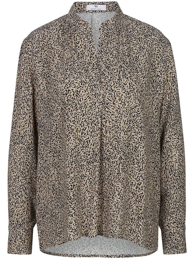 Overslagblouse Van Peter Hahn beige