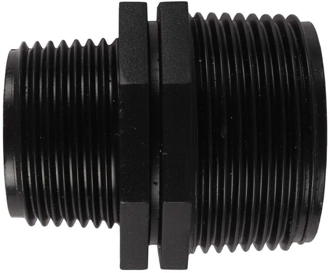 Talen Tools - Verloopnippel - Voor binnendraad - Kunststof - Van 1 1/4 naar 1 inch