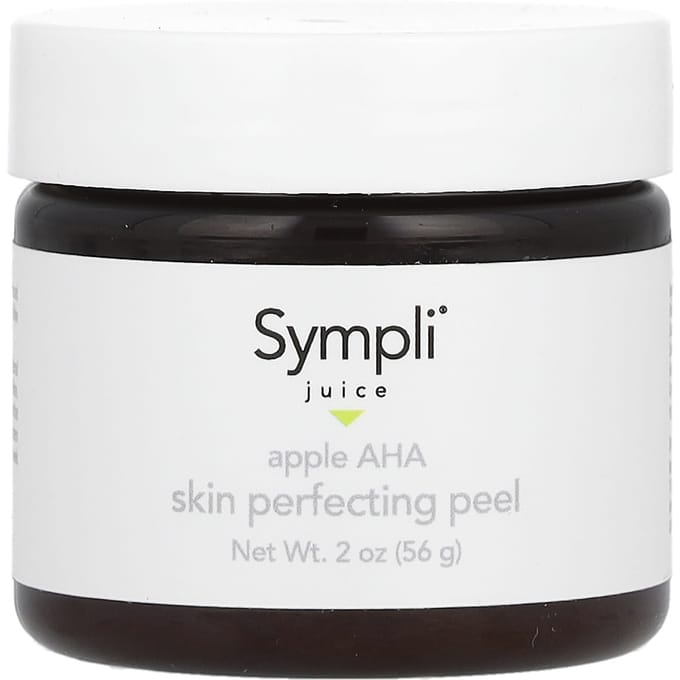 Sympli Beautiful, Juice, Apple AHA Skin Perfecting Peeling, 56g (2oz) black