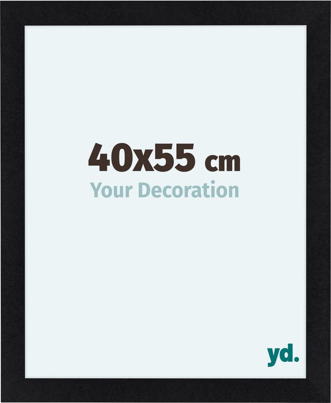 Your Decoration - Fotolijst 40x55 cm - MDF - Zwart Mat - Como