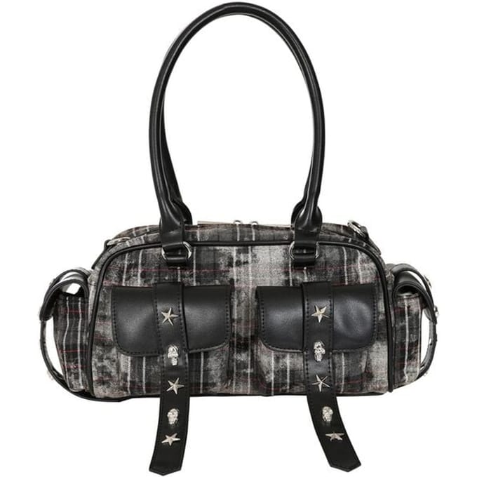 Banned - Gothic Handtas - Worn and Wicked - voor Vrouwen - meerkleurig