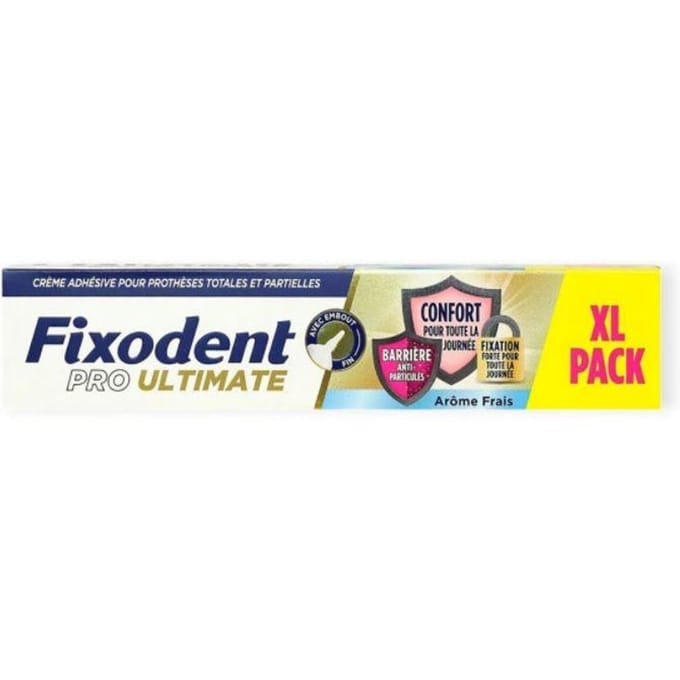 Crème adhésive - Fixodent - Pro Ultimate - 57ml - Fraîcheur - Anti-particules