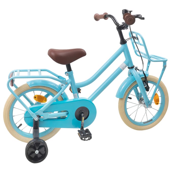 vidaXL - Kinderfiets - 12 - Inch - voor - 2-4 - jaar - oud - Lichtblauw