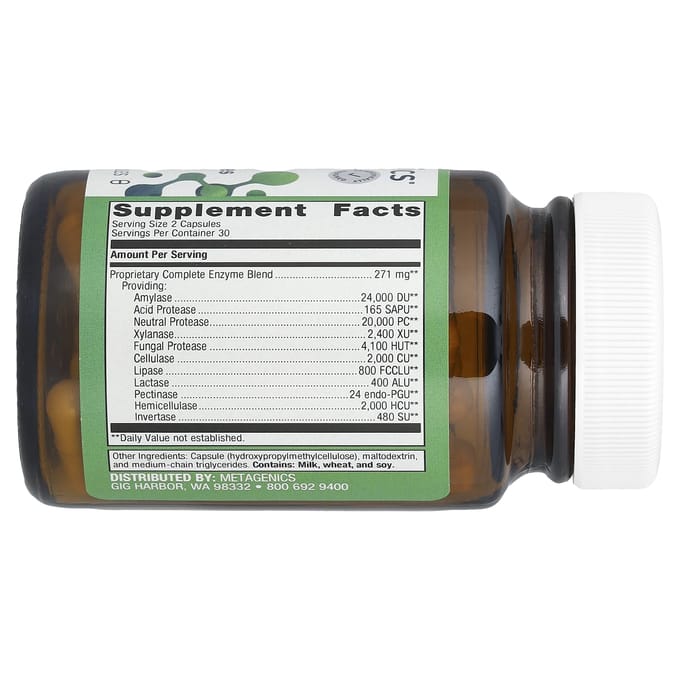 Metagenics, SpectraZyme® Complete, 60 Capsules