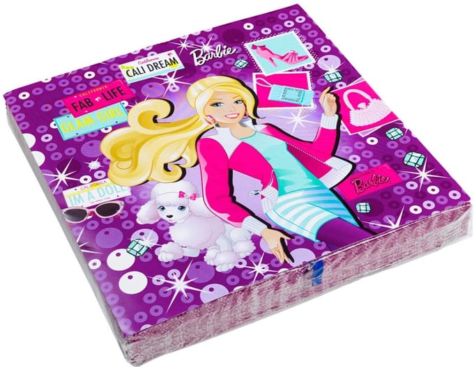 Barbie servetten - 20 stuks