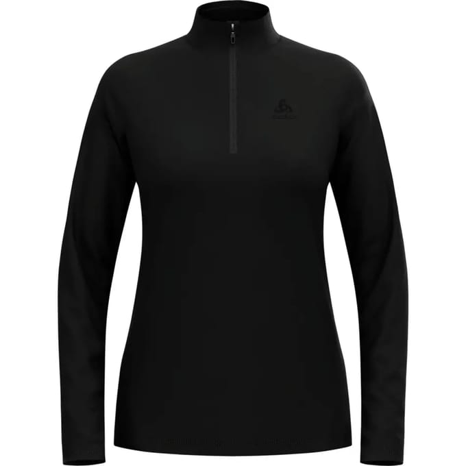 Odlo Odlo Mid layer 1/2 zip ESSENTIAL LIGHT ZWART - Maat M