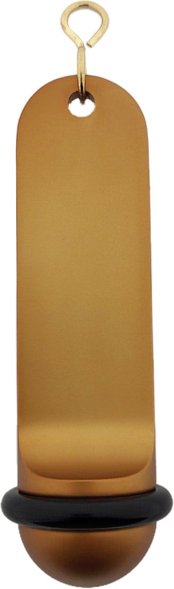 CombiCraft Blanco Big Classic Brons Aluminium Hotel Sleutelhanger 105x30 mm - 5 Stuks