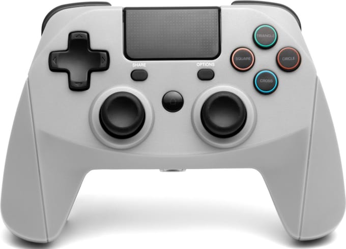 Snakebyte GAME:PAD 4 s Draadloos (GREY) - Wireless Controller - Sony PlayStation 4