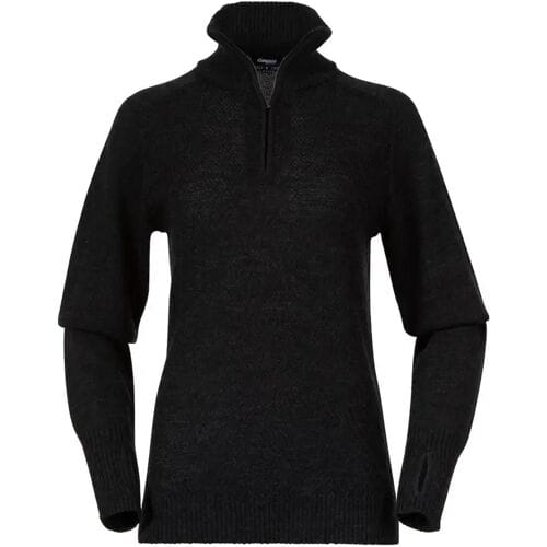Bergans Ulriken Light Merino Jumper Women (Maat - S, Kleur - Dark Shadow Grey)