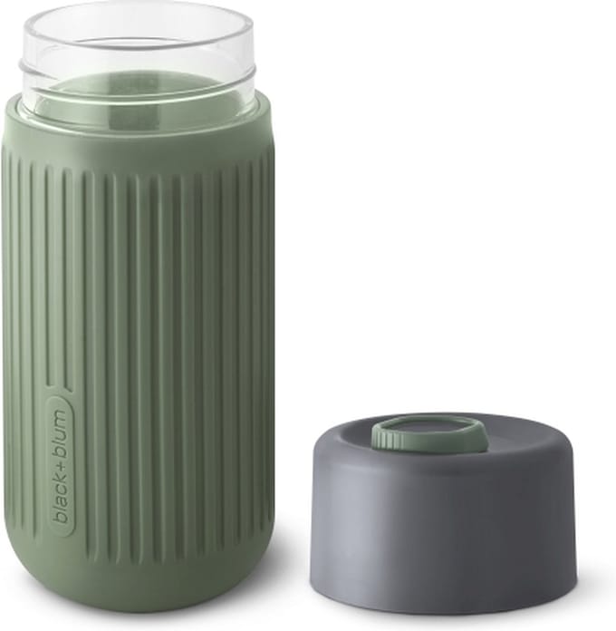 Black+Blum Glazen Reisbeker - 340ml - Groen