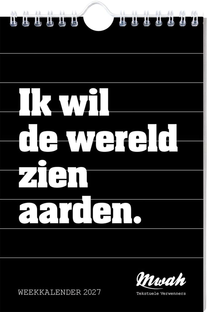 Weekkalender - 2027 - Mwah