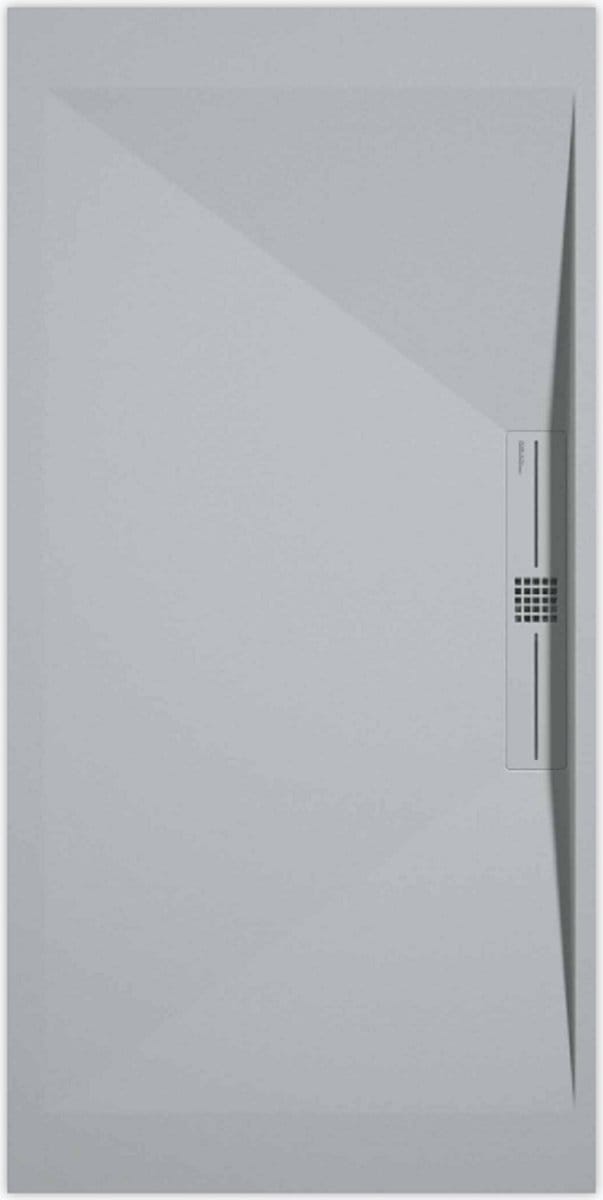 Sanifun douchebak Stone Side Gray 7035 Smooth 900 x 900 P