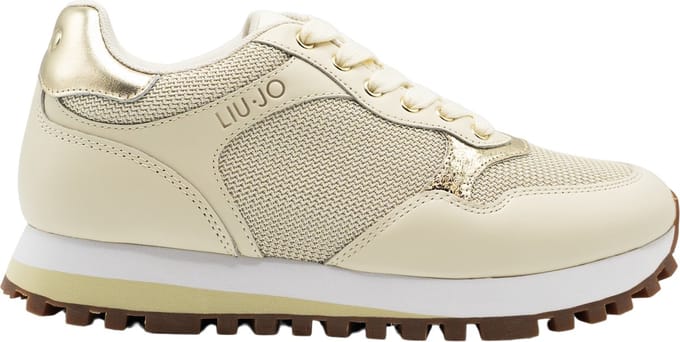 Liu Jo Wonder 39 Dames Sneakers Leer - Ivory - Maat 38