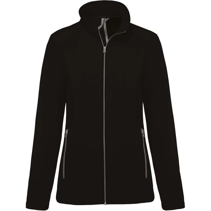 Kariban 2-laagse damessoftshelljas K425 - Black - S
