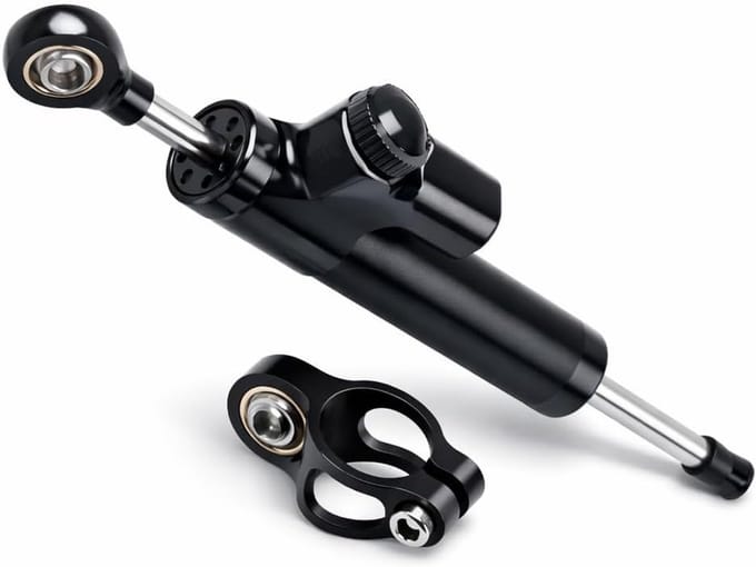 Motorfiets Stuurdemper Stabilizer met Montagebeugel - Vibration Damping, Veiligheidscontrole en Verbeterde Stabiliteit