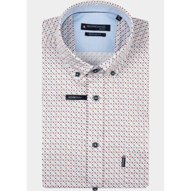 Giordano Overhemd korte mouw heren league short sleeve button do 616017/30