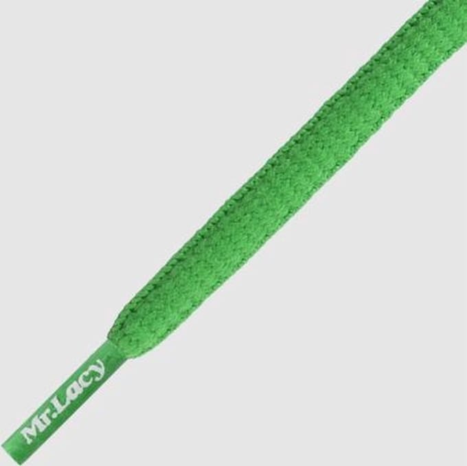 5 mm x 120 cm Groen Waterafstotend -  loopschoen veters - Mr.Lacy Runnies Hydrophobic