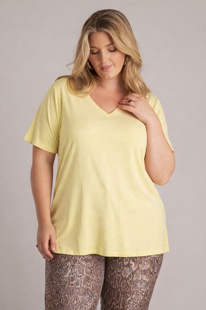 YEST CURVE Jelisaveta Tops - Linden - maat 3(52)