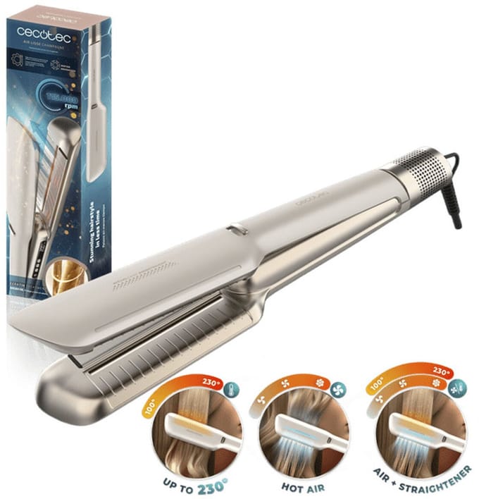 Stijltang Cecotec 100989 Champagne 45 W 40 cm